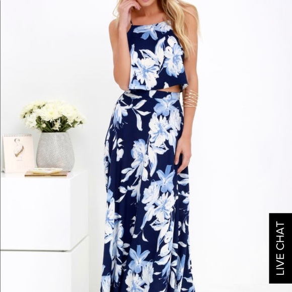 Lulu’s Love for Lanai two piece maxi dress - Picture 6 of 6